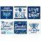 Big Dot of Happiness Hanukkah Menorah - Funny Chanukah Holiday Party Decorations - Drink Coasters - Set of 6
